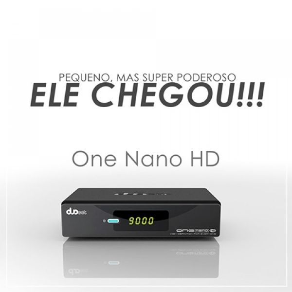 RECEPTOR DUOSAT ONE NANO HD COM ONDEMAND ACM 265 - LANÇAMENTO JULHO 2016