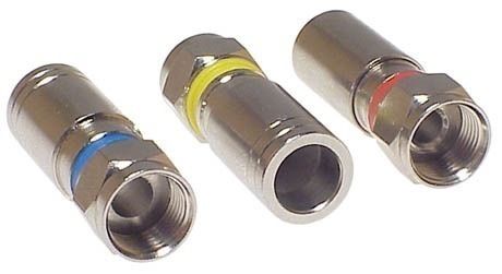 CONECTOR COMPRESSÃO CABO RG6