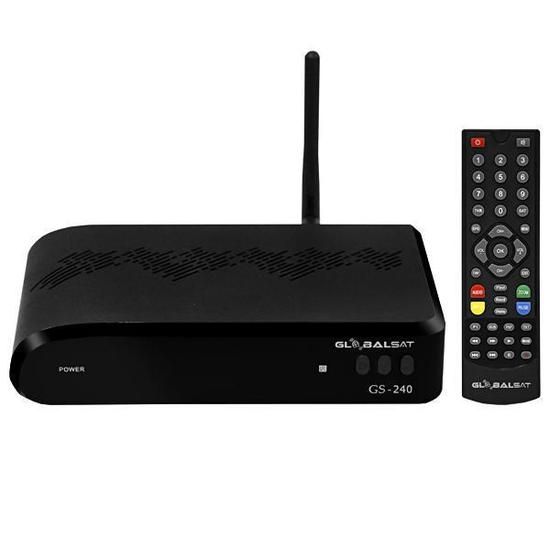 Receptor FTA Globalsat GS-240 Ultra HD + WiFi ACM