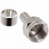 CONECTOR + ANEL CABO RG59 COAXIAL